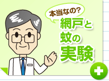 本当なの？網戸と蚊の実験